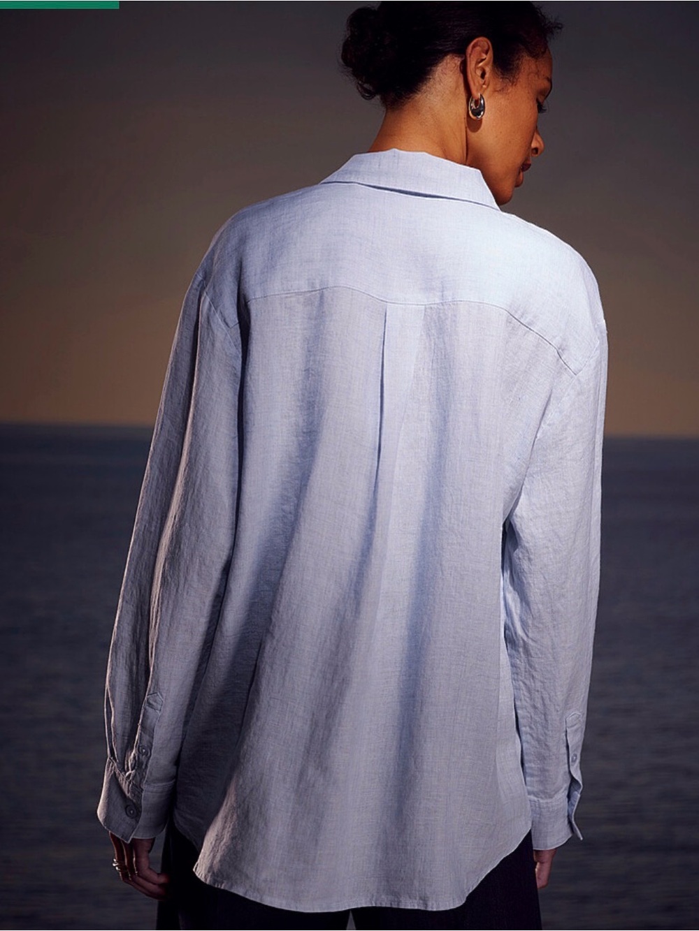 Linen Shirt, oversized - Picture 2 of 5